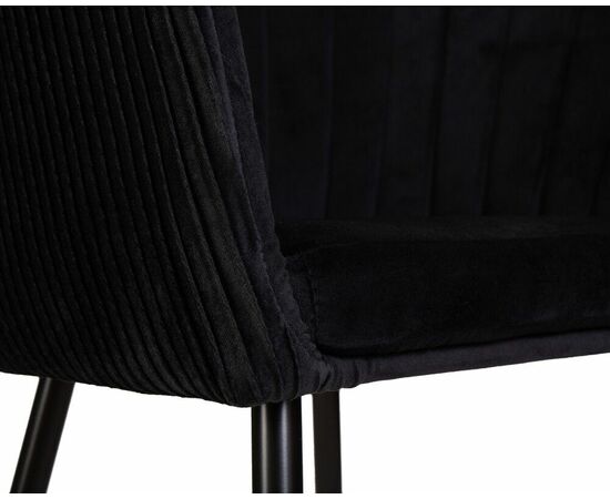 Стул обеденный DOBRIN MARY, черный велюр (1922-21), Вариант: черный велюр (1922-21), изображение 8 | Интернет магазин мебели и декора LifeDekor