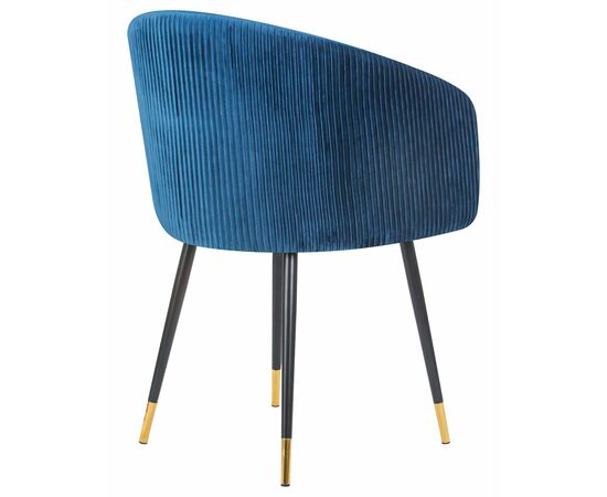 Стул обеденный DOBRIN MARY, синий велюр (1922-20), Вариант: синий велюр (1922-20), изображение 4 | Интернет магазин мебели и декора LifeDekor