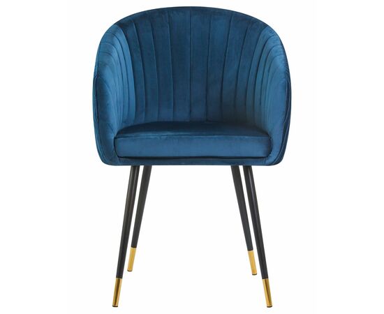 Стул обеденный DOBRIN MARY, синий велюр (1922-20), Вариант: синий велюр (1922-20), изображение 6 | Интернет магазин мебели и декора LifeDekor