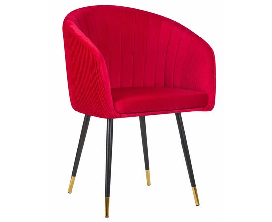 Стул обеденный DOBRIN MARY, малиновый велюр (1922-14), Вариант: малиновый велюр (1922-14) | Интернет магазин мебели и декора LifeDekor