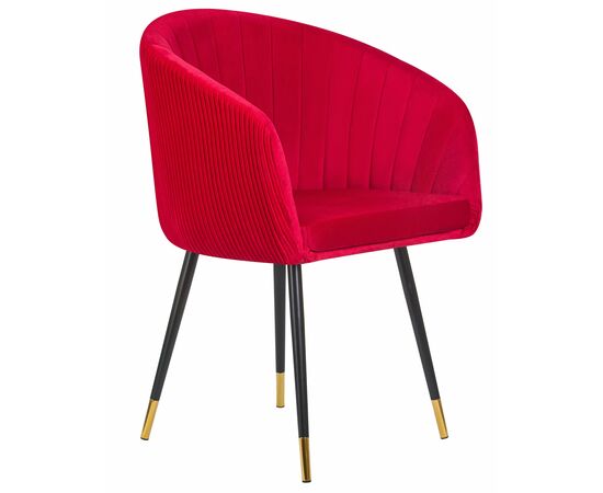Стул обеденный DOBRIN MARY, малиновый велюр (1922-14), Вариант: малиновый велюр (1922-14), изображение 2 | Интернет магазин мебели и декора LifeDekor