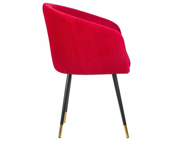 Стул обеденный DOBRIN MARY, малиновый велюр (1922-14), Вариант: малиновый велюр (1922-14), изображение 3 | Интернет магазин мебели и декора LifeDekor