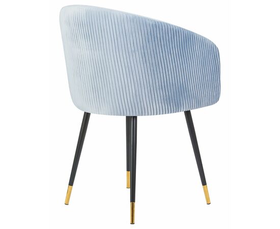 Стул обеденный DOBRIN MARY, серо-голубой велюр (1922-6), Вариант: серо-голубой велюр (1922-6), изображение 5 | Интернет магазин мебели и декора LifeDekor