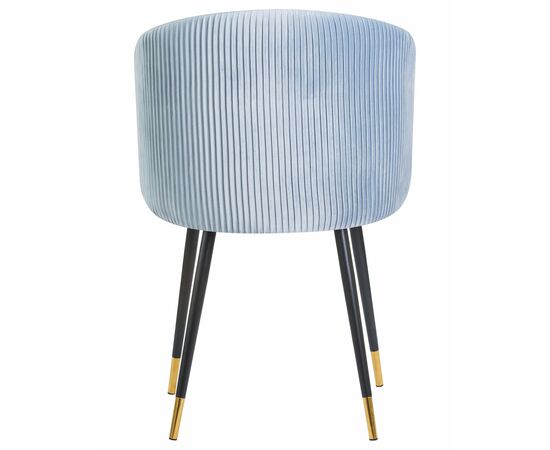 Стул обеденный DOBRIN MARY, серо-голубой велюр (1922-6), Вариант: серо-голубой велюр (1922-6), изображение 6 | Интернет магазин мебели и декора LifeDekor