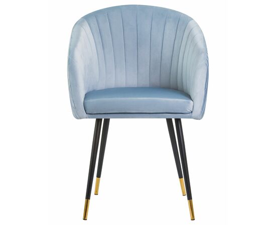 Стул обеденный DOBRIN MARY, серо-голубой велюр (1922-6), Вариант: серо-голубой велюр (1922-6), изображение 7 | Интернет магазин мебели и декора LifeDekor