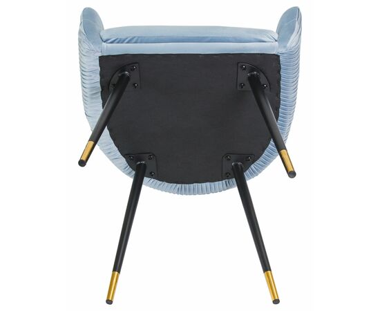 Стул обеденный DOBRIN MARY, серо-голубой велюр (1922-6), Вариант: серо-голубой велюр (1922-6), изображение 8 | Интернет магазин мебели и декора LifeDekor