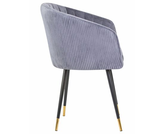 Стул обеденный DOBRIN MARY, серый велюр (1922-19), Вариант: серый велюр (1922-19), изображение 3 | Интернет магазин мебели и декора LifeDekor