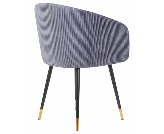 Стул обеденный DOBRIN MARY, серый велюр (1922-19), Вариант: серый велюр (1922-19), изображение 4 | Интернет магазин мебели и декора LifeDekor