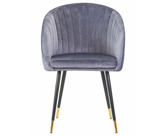 Стул обеденный DOBRIN MARY, серый велюр (1922-19), Вариант: серый велюр (1922-19), изображение 6 | Интернет магазин мебели и декора LifeDekor
