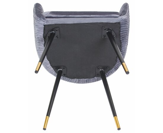 Стул обеденный DOBRIN MARY, серый велюр (1922-19), Вариант: серый велюр (1922-19), изображение 8 | Интернет магазин мебели и декора LifeDekor