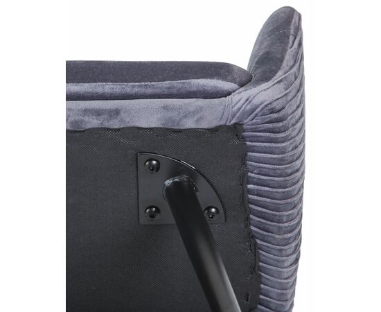 Стул обеденный DOBRIN MARY, серый велюр (1922-19), Вариант: серый велюр (1922-19), изображение 9 | Интернет магазин мебели и декора LifeDekor