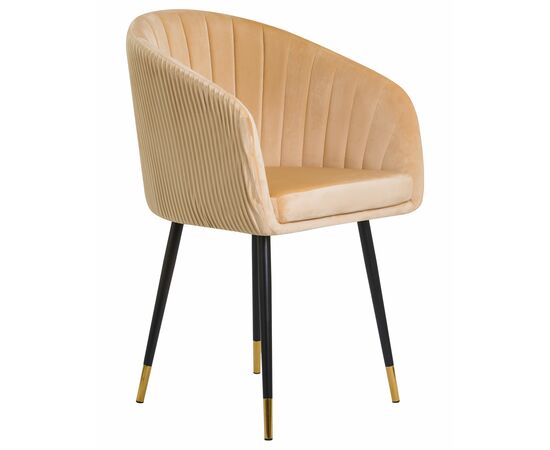 Стул обеденный DOBRIN MARY, песочный велюр (1922-3), Вариант: песочный велюр (1922-3) | Интернет магазин мебели и декора LifeDekor