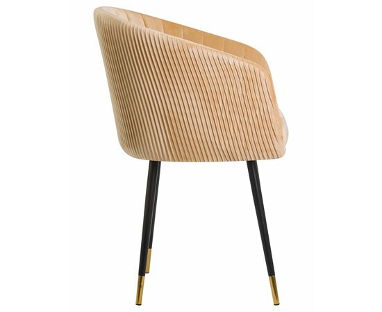 Стул обеденный DOBRIN MARY, песочный велюр (1922-3), Вариант: песочный велюр (1922-3), изображение 2 | Интернет магазин мебели и декора LifeDekor
