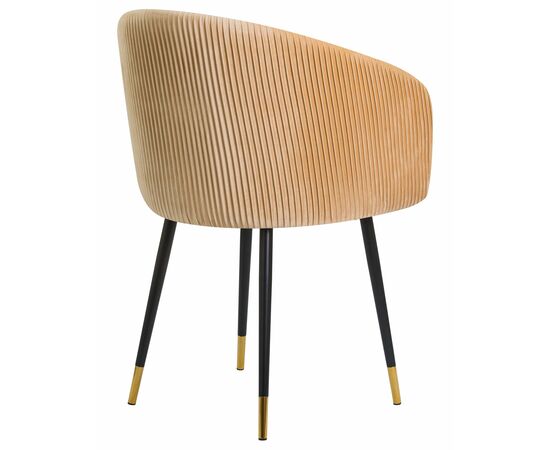 Стул обеденный DOBRIN MARY, песочный велюр (1922-3), Вариант: песочный велюр (1922-3), изображение 3 | Интернет магазин мебели и декора LifeDekor