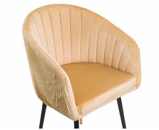 Стул обеденный DOBRIN MARY, песочный велюр (1922-3), Вариант: песочный велюр (1922-3), изображение 6 | Интернет магазин мебели и декора LifeDekor