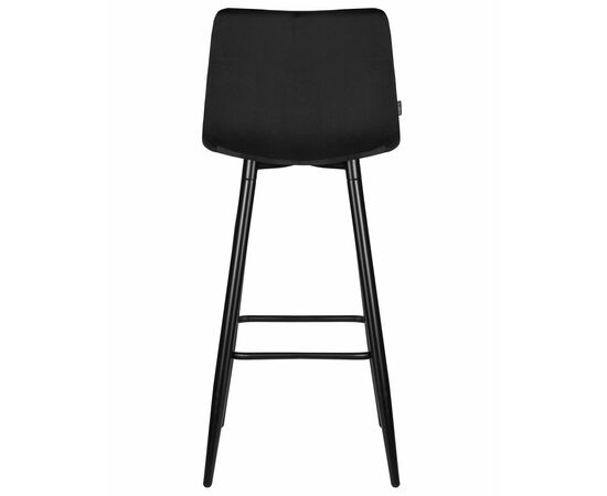 Стул барный DOBRIN NICOLE, черные матовые ножки, черный велюр (108-77), Вариант: черные матовые ножки, черный велюр (108-77), изображение 5 | Интернет магазин мебели и декора LifeDekor