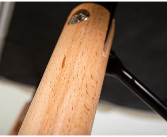 Стул барный DOBRIN BUTTERFLY BAR, ножки светлый бук, цвет чёрный, Вариант: ножки светлый бук, цвет чёрный, изображение 14 | Интернет магазин мебели и декора LifeDekor