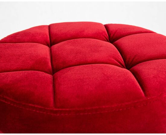 Табурет барный DOBRIN BRUNO BLACK, бордо велюр (MJ9-43), Вариант: бордо велюр (MJ9-43), изображение 2 | Интернет магазин мебели и декора LifeDekor