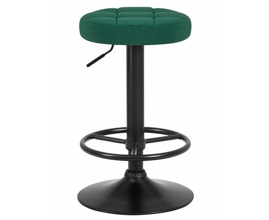 Табурет барный DOBRIN BRUNO BLACK, зеленый велюр (MJ9-88), Вариант: зеленый велюр (MJ9-88) | Интернет магазин мебели и декора LifeDekor