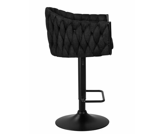 Стул барный DOBRIN LEON, черная ткань (LAR-275-50), Вариант: черная ткань (LAR-275-50), изображение 3 | Интернет магазин мебели и декора LifeDekor