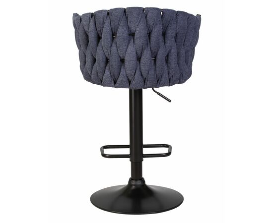 Стул барный DOBRIN LEON, синяя ткань (LAR-275-29), Вариант: синяя ткань (LAR-275-29), изображение 4 | Интернет магазин мебели и декора LifeDekor