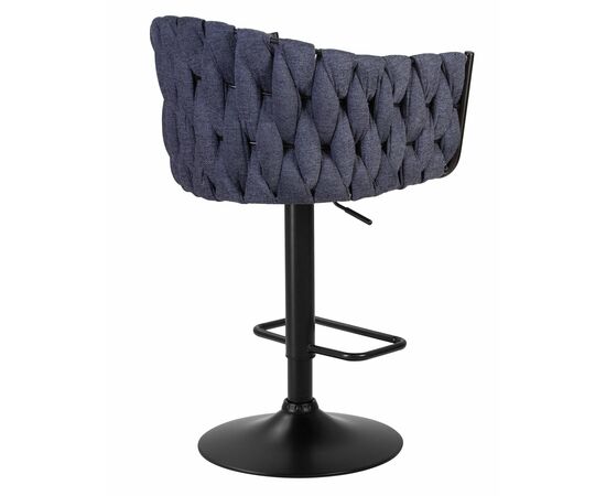 Стул барный DOBRIN LEON, синяя ткань (LAR-275-29), Вариант: синяя ткань (LAR-275-29), изображение 5 | Интернет магазин мебели и декора LifeDekor