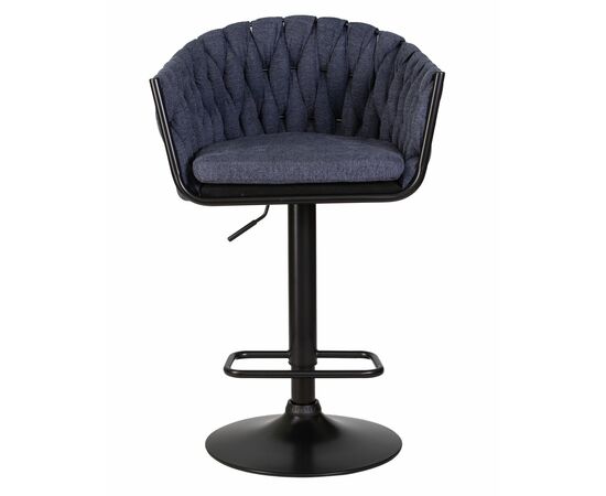 Стул барный DOBRIN LEON, синяя ткань (LAR-275-29), Вариант: синяя ткань (LAR-275-29), изображение 6 | Интернет магазин мебели и декора LifeDekor
