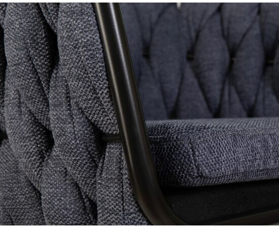 Стул барный DOBRIN LEON, синяя ткань (LAR-275-29), Вариант: синяя ткань (LAR-275-29), изображение 8 | Интернет магазин мебели и декора LifeDekor