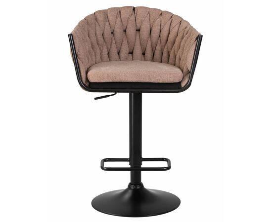 Стул барный DOBRIN LEON, коричневая ткань (LAR 275-3), Вариант: коричневая ткань (LAR 275-3), изображение 6 | Интернет магазин мебели и декора LifeDekor