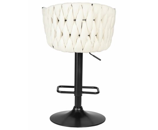 Стул барный DOBRIN LEON, кремовая ткань (LAR 275-33), Вариант: кремовая ткань (LAR 275-33), изображение 5 | Интернет магазин мебели и декора LifeDekor