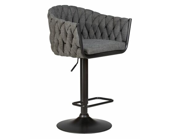 Стул барный DOBRIN LEON, графитовая ткань (LAR-275-21), Вариант: графитовая ткань (LAR-275-21), изображение 2 | Интернет магазин мебели и декора LifeDekor