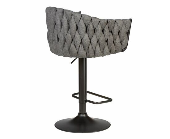 Стул барный DOBRIN LEON, графитовая ткань (LAR-275-21), Вариант: графитовая ткань (LAR-275-21), изображение 4 | Интернет магазин мебели и декора LifeDekor