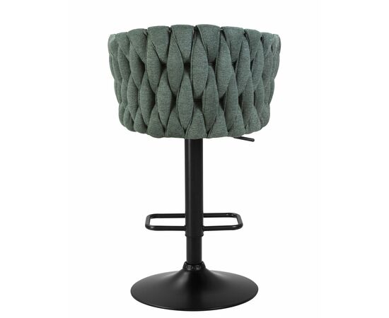 Стул барный DOBRIN LEON, зеленая ткань (LAR 275-23), Вариант: зеленая ткань (LAR 275-23), изображение 5 | Интернет магазин мебели и декора LifeDekor