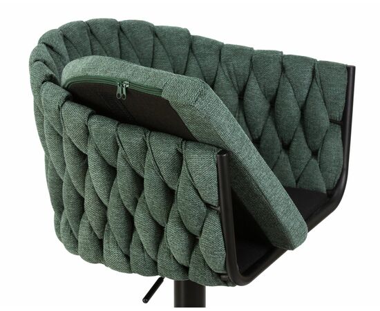 Стул барный DOBRIN LEON, зеленая ткань (LAR 275-23), Вариант: зеленая ткань (LAR 275-23), изображение 7 | Интернет магазин мебели и декора LifeDekor