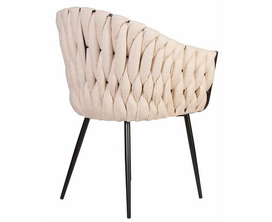 Стул обеденный DOBRIN MATILDA, бежевая ткань (LAR 275-1), Вариант: бежевая ткань (LAR 275-1), изображение 4 | Интернет магазин мебели и декора LifeDekor