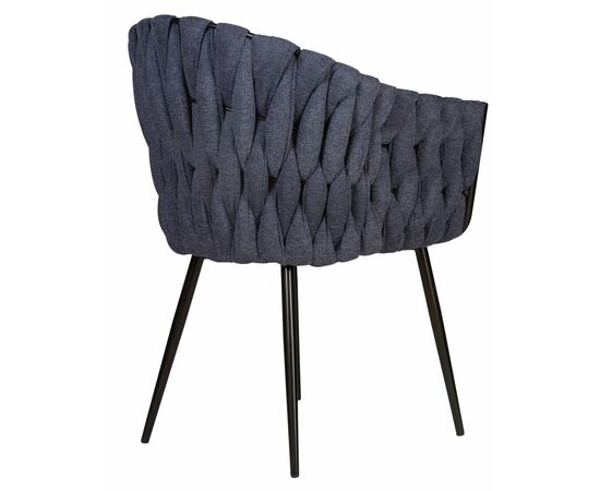 Стул обеденный DOBRIN MATILDA, синяя ткань (LAR-275-29), Вариант: синяя ткань (LAR-275-29), изображение 4 | Интернет магазин мебели и декора LifeDekor