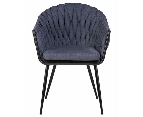Стул обеденный DOBRIN MATILDA, синяя ткань (LAR-275-29), Вариант: синяя ткань (LAR-275-29), изображение 6 | Интернет магазин мебели и декора LifeDekor