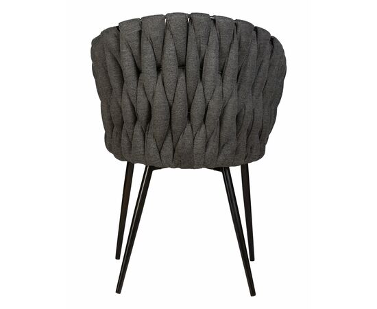 Стул обеденный DOBRIN MATILDA, графитовая ткань (LAR-275-21), Вариант: графитовая ткань (LAR-275-21), изображение 5 | Интернет магазин мебели и декора LifeDekor