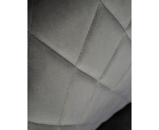 Стул обеденный DOBRIN ROBERT, черные матовые ножки, велюр V108-92 Антрацит, Вариант: черные матовые ножки, велюр V108-92 Антрацит, изображение 8 | Интернет магазин мебели и декора LifeDekor