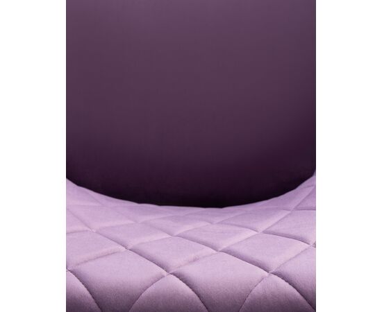 Стул обеденный DOBRIN ROBERT, черные матовые ножки, велюр V108-45 Темно-фиолетовый, Вариант: черные матовые ножки, велюр V108-45 Темно-фиолетовый, изображение 10 | Интернет магазин мебели и декора LifeDekor