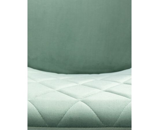 Стул обеденный DOBRIN ROBERT, черные матовые ножки, велюр V108-118 Мятный, Вариант: черные матовые ножки, велюр V108-118 Мятный, изображение 8 | Интернет магазин мебели и декора LifeDekor