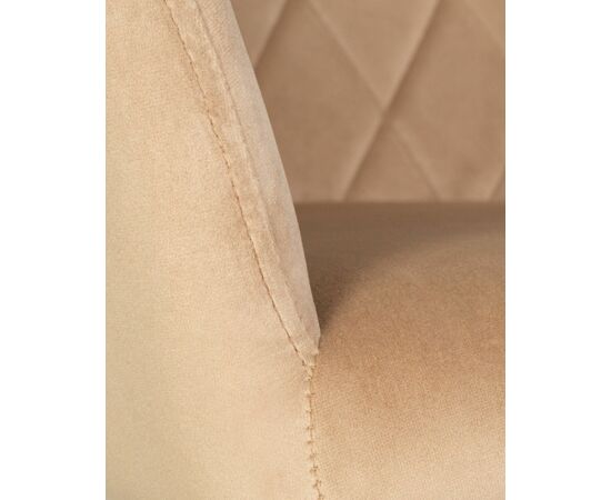 Стул обеденный DOBRIN ROBERT, черные матовые ножки, велюр V108-104 Мокко, Вариант: черные матовые ножки, велюр V108-104 Мокко, изображение 7 | Интернет магазин мебели и декора LifeDekor