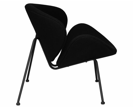 Кресло дизайнерское DOBRIN EMILY, черный ткань AF9, черное основание, Вариант: черный ткань AF9, черное основание, изображение 3 | Интернет магазин мебели и декора LifeDekor