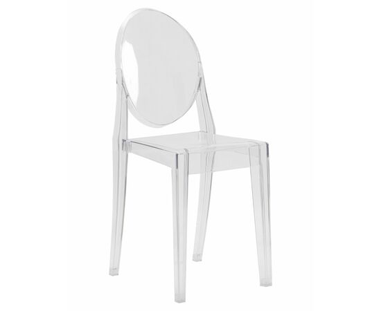 Стул обеденный DOBRIN VICTORIA GHOST, цвет прозрачный | Интернет магазин мебели и декора LifeDekor