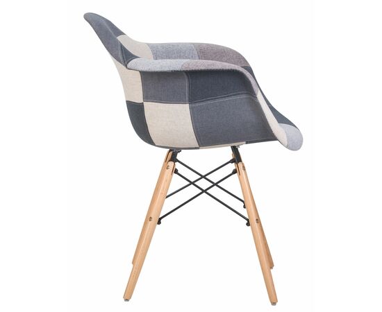 Стул обеденный DOBRIN DAW RACHEL, ножки светлый бук, сиденье 002 Puzzle, Вариант: ножки светлый бук, сиденье 002 Puzzle, изображение 3 | Интернет магазин мебели и декора LifeDekor