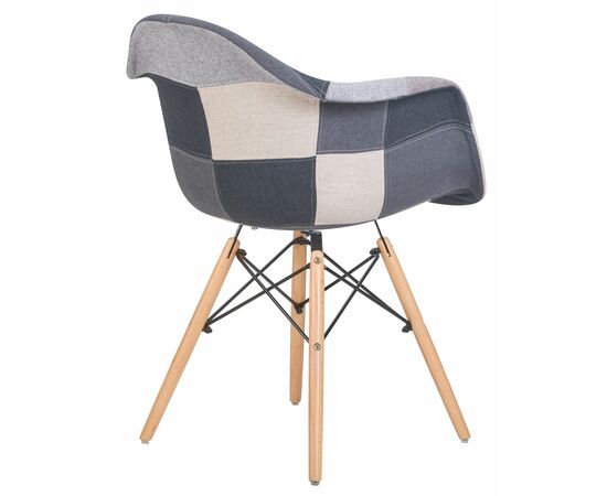 Стул обеденный DOBRIN DAW RACHEL, ножки светлый бук, сиденье 002 Puzzle, Вариант: ножки светлый бук, сиденье 002 Puzzle, изображение 4 | Интернет магазин мебели и декора LifeDekor