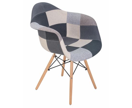 Стул обеденный DOBRIN DAW RACHEL, ножки светлый бук, сиденье 002 Puzzle, Вариант: ножки светлый бук, сиденье 002 Puzzle, изображение 7 | Интернет магазин мебели и декора LifeDekor