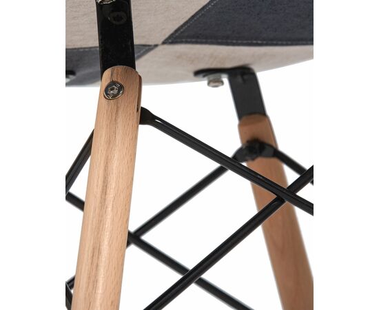 Стул обеденный DOBRIN DAW RACHEL, ножки светлый бук, сиденье 002 Puzzle, Вариант: ножки светлый бук, сиденье 002 Puzzle, изображение 8 | Интернет магазин мебели и декора LifeDekor