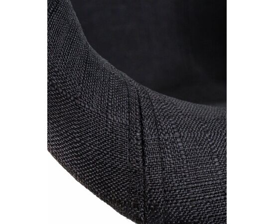 Стул обеденный DOBRIN DAW ROSS, ножки светлый бук, сиденье 012 белый пластик, чёрная ткань, Вариант: ножки светлый бук, сиденье 012 белый пластик, чёрная ткань, изображение 8 | Интернет магазин мебели и декора LifeDekor