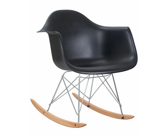 Кресло-качалка DOBRIN DAW ROCK, цвет черный, Вариант: цвет черный | Интернет магазин мебели и декора LifeDekor